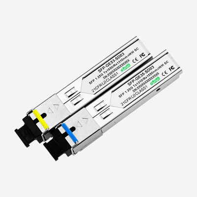 60km SC SFP Transceiver Module SFP Transceiver Single Mode Single Fiber